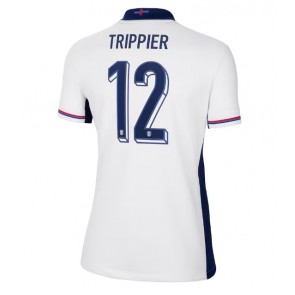 England Kieran Trippier #12 Hemmatröja Dam EM 2024 Kortärmad